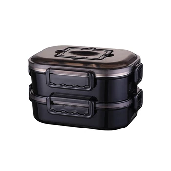 1PC Prenosné Business Bento Box Kuchyňa Nepresakuje Potravín Kontajnerov Pre Mužov Fitness Jedlo