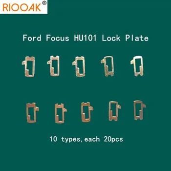 200pcs/veľa HU101 Auto Lock Reed Dosku Na Ford Focus Fiesta Ecosport Mosadz Materiál Zámočník Nástroje Auto Lock Súprava na Opravu