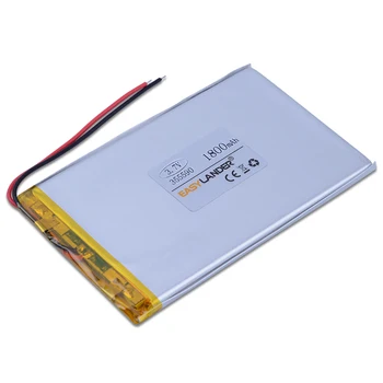 3.5x55x90mm 3,7 V 1800mAh Polymer Li-ion Batéria Pre Bluetooth Notebook Tablet PC iPAQ E-Book Power Banky, PDA, Prenosné DVD 355590