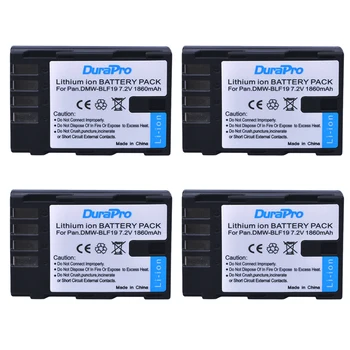 4pc 7,2 V 1860mAh DMW-BLF19 DMW BLF19 BLF19 Nabíjateľná Li-ion Batéria pre Panasonic Lumix DMC-GH3 DMC GH3 GH4 DMC-GH4 Fotoaparát
