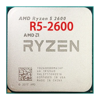 AMD Ryzen 5 2600 R5 2600 3.4 GHz HERNÉ Zen+ 0.012 (Six-Core Dvanásť-Niť 65W CPU Procesor YD2600BBM6IAF Zásuvky AM4