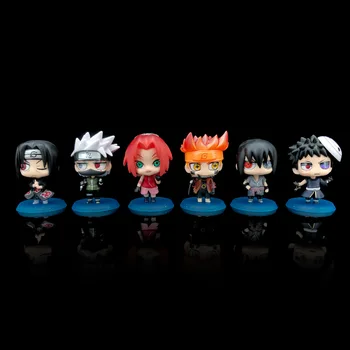 Anime Naruto Shippuden Uzumaki Naruto, Haruno Sakura Uchiha Sasuke Itachi Hatake Kakashi PVC Akcie Obrázok Socha Model Hračky Bábiky