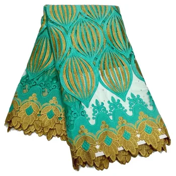 Bavlna Švajčiarskej čipky textílie Pre Ženy Šitie Šaty afriky čipky textílie S Otvormi 5Yards za veľa