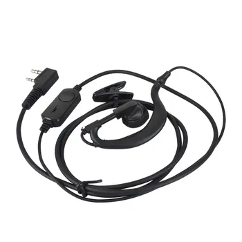 Káblové Headset Mikrofón Ručný Walkie Talkie Slúchadlo s PTT K-konektor pre Slúchadlá pre Baofeng BF-480 PuXing obojsmerné Vysielačky