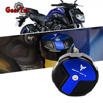 Pre Yamaha MT07 MT 07 2015-2021 2020 Motocyklové Príslušenstvo CNC Zadné Brzdové Kvapaliny Valec Master Nádrž Kryt