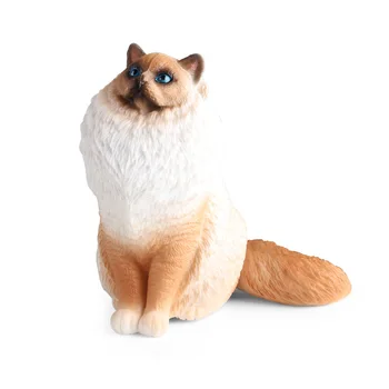 Simulácia Pevné Statické Domácich Mačiek Bábkové Mačky, Pet Mačka Deti Hračka Zvierat Mačka Model Ornament Ručné