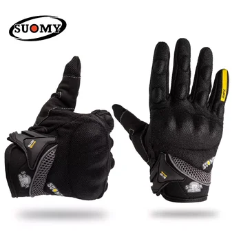 SUOMY Motocykel koni rukavice motocyklové rukavice vhodné pre Yamaha BMW Plný prst motocross motocyklové rukavice luvas da moto