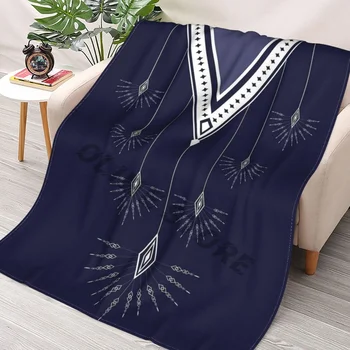Vzorované Textílie, Ktoré Accentuates Golier. Hodí Prikrývky Koláž Flanelové Ultra-Mäkké Teplé pikniková deka prehoz cez posteľ