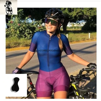 Ženské Vlastné Cyklistické Oblečenie Eco-Denne, Cyklistika Dres Oblek, Maillot Conjunto Triatlone Bicykli Športové Oblečenie Triatlon Jumpsuit