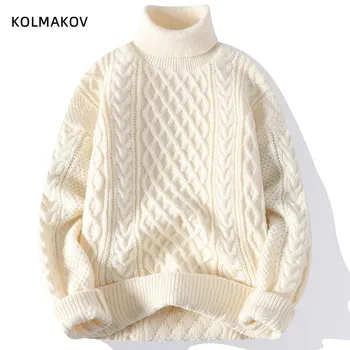 2022 nový príchod zimy turtleneck mužov vysoko kvalitný sveter mužov,jeseň pánskej módy pulóvre vlnené svetre veľkosť M-4XL MY5710