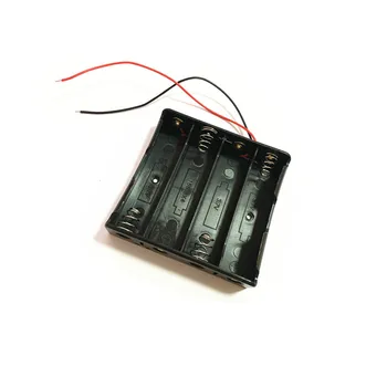 4 Sloty Plastové Batérie Držiak Úložný Box Prípade 4x Nabíjateľná Batéria 18650