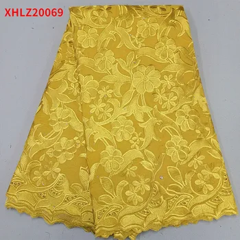 Africké Nový Dizajn Bavlny Čipky Textílie Swiss Čistý Čipky Textílie 2 KG XHLZ20069