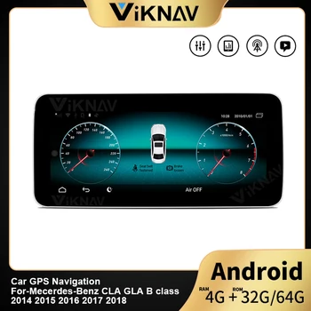 Android autorádia Pre-Mecerdes-Benz CLA GLA, trieda B, 2014 2015 2016 2017 2018 Auto Multimediálne Video Prehrávač, Navigácia GPS