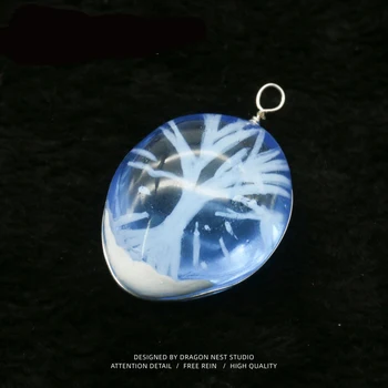 Anime Hry Genshin Vplyv Upgrade Materiál z Cestujúci 3D Kondenzovaných Živice Náhrdelník Prívesok Náhrdelník Cosplay Ručne vyrábané Šperky