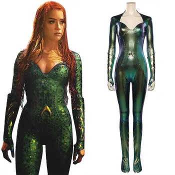 Aquaman a Stratené Kráľovstvo Mera Cosplay Kostým Oblečenie Halloween Karneval Oblek