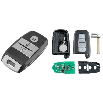 Auto Smart Remote Tlačidlo 4 Tlačidlá vhodné Na Hyundai Kia 433Mhz Sy5hmfna04 S Autom Smart Remote Tlačidlo 3 Tlačidlo 433Mhz ID46
