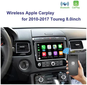 Bezdrôtové Apple Carplay Pre 2010-2017 Volkswagen Touareg 8.0 palcový Android Auto Dekodér Navigáciu Zrkadlenie TV Kit Box