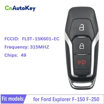 CN018063 Inteligentné Diaľkové Ovládanie, Automatické Fob Kľúč pre Ford Explorer F-150 F-250 y Fob M3N-A2C31243800 164-R8111 315MHz
