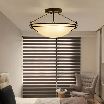 Európsky a Americký štýl obývacej izby, spálne, reštaurácia kovaného železa moderný minimalistický uličkou balkón kuchyňa stropné lampy