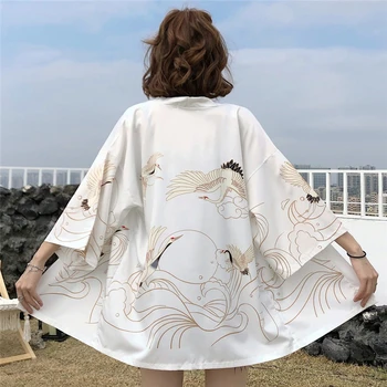 Kimono cardigan tunika dámske topy, blúzky lete roku 2020 dámy topy kimono žena Japonský boho oblečenie dropshipping hanfu ženy