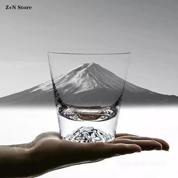Kreatívne Mount Fuji Pohár Whisky Sklo Kuchyňa Pitnej Sklo Nápojové Sklo Bar Alkohol Sklo Transparentné Sklo Nápojové Sklo