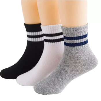Nové Jesenné zimné Deti Ponožky kórejský Bavlna Pruhy Chlapci Dievčatá Ponožky Ponožky 3-15 Rok Deti Ponožky 3 Páry / Veľa