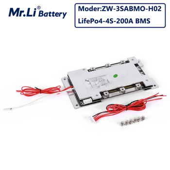 Pán Li 4S 12V BMS 14.6 V 200A Lifepo4 3.2 V Lítiové Batérie, Ochrana Rada Vysoký Prúd Lifepo4 Batérie S Rovnováhu