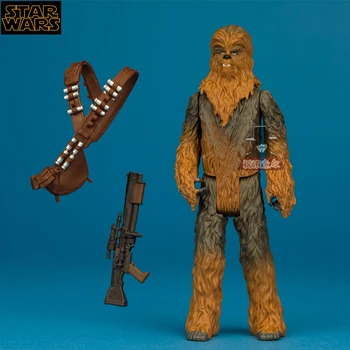 Star Wars Akcie Obrázok Chewbacca Kĺby Pohyblivé 3.75-palcov Model Ornament, Hračky pre Deti, Darčeky