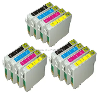 T0711-T0714 3 Sady Kompatibilné atramentové kazety pre Epson Stylus S21 SX210 SX215 SX410 SX415 SX110 SX115 BX310F Tlačiareň