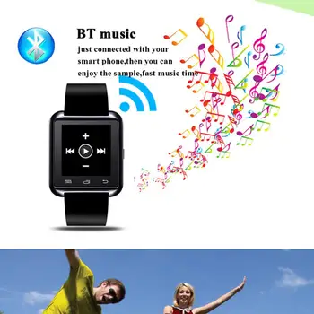U8 Smart Hodinky Bluetooth Smartwatches Dotykový Displej Wirst Hodinky Bez Výškomeru Pre Android Smartphone IOS s Maloobchodného Balenia