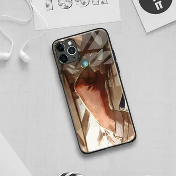 Venovať Svoje Srdce Útok na Titan anime Mäkké TPU Sklo Telefón puzdro pre IPhone SE 6 7 8 Plus X Xr Xs 11 12 Mini Pro Max Samsung
