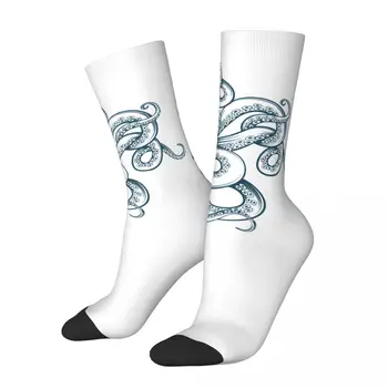 Šťastný Muž Mužov Ponožky Chápadlá Chobotnice Mythos Ponožka Polyester Vzostup Skvelé Cthulhu Ženy Ponožky Jar Leto Jeseň Zima